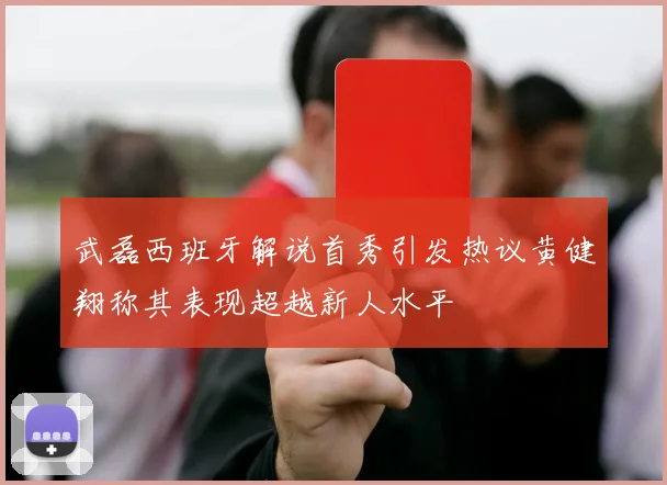 武磊西班牙解说首秀引发热议黄健翔称其表现超越新人水平